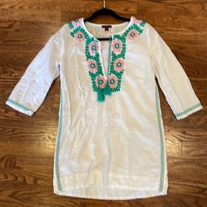 Embroidered J Crew Cover up